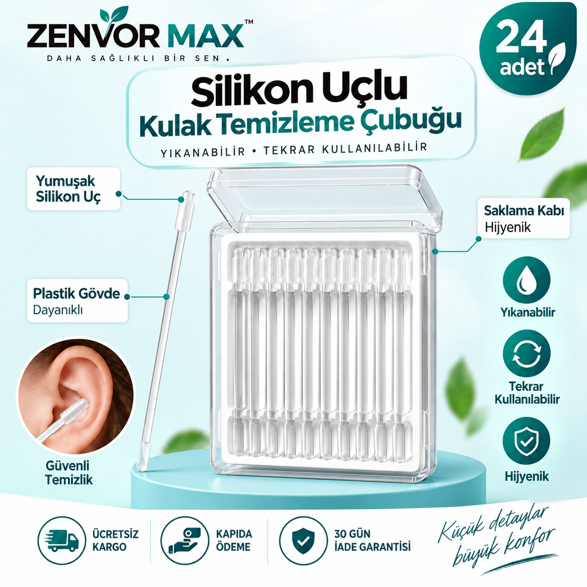 Zenvor Max™ Kulak Bakım Çubuğu™